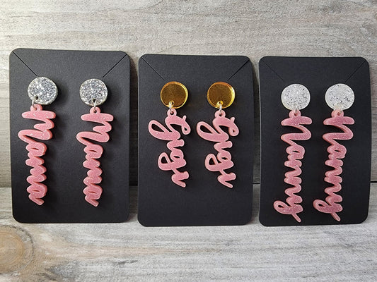 Mothers day Acrylic word dangles- SVG ONLY