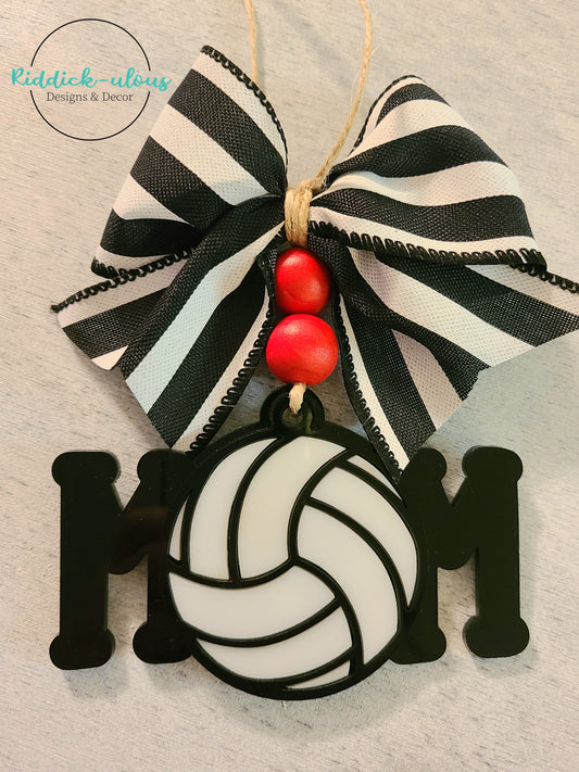 Volleyball Mom car charm - SVG ONLY