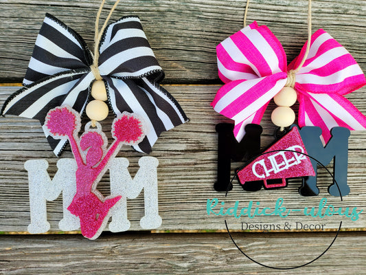 Cheer Mom Car Charms - SVG ONLY