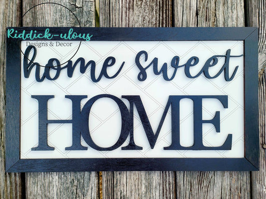 Subway tile Home Sweet Home - SVG ONLY